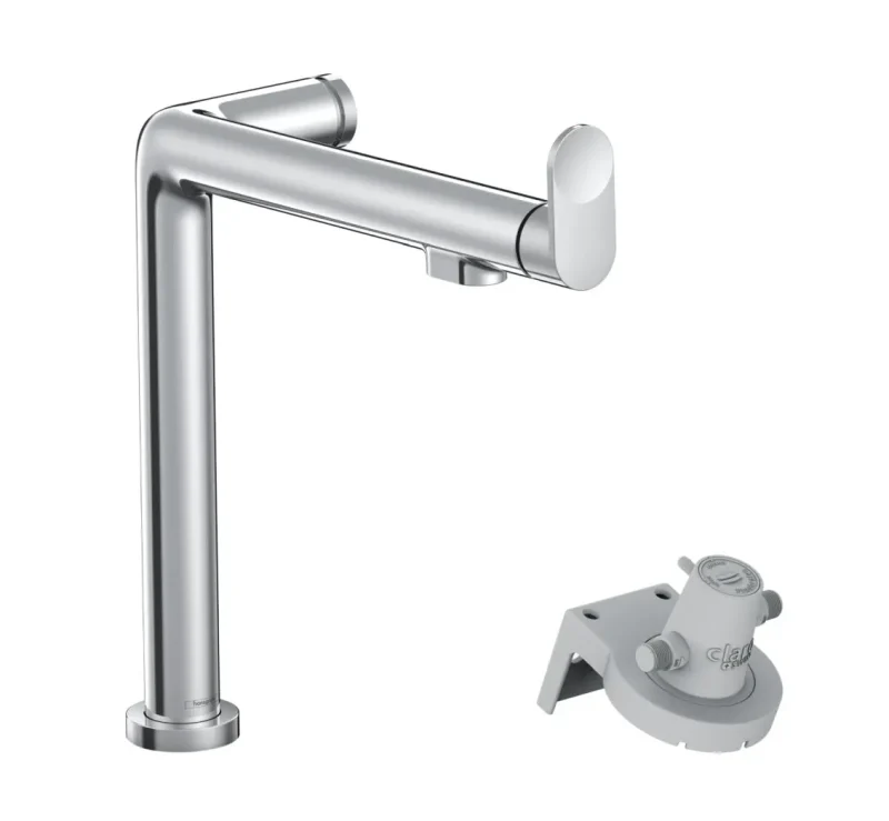 Hansgrohe Aqittura M91 - virtuves izlietnes maisītājs ar filtra funkciju, hromēts 76804000