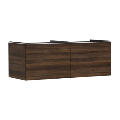 Hansgrohe Xelu Q - izlietnes skapītis, 50x136x55 cm, 2 atvilktnes, tumšs valrieksts/matēti balts 54069700