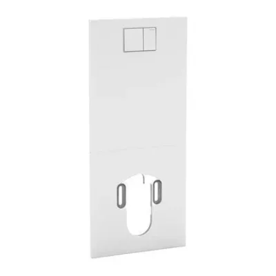 Geberit AquaClean - apdares plāksne ar integrētu vadību WC komplektiem, stikls/balts 115.328.SI.1