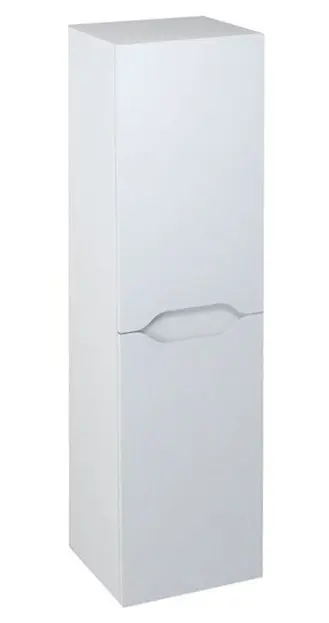 Sapho Wave - skapis 35x140x30 cm, 2 durvis, balts WA245-3030