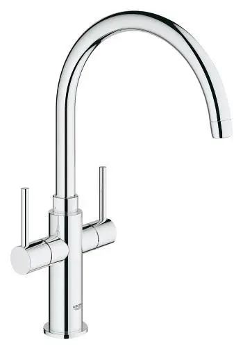 Grohe Ambi Cosmopolitan - virtuves izlietnes vienas sviras maisītājs, hroms 30190000