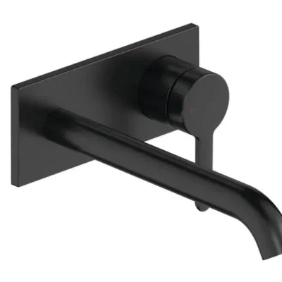 Duravit C.1 - zemapmetuma izlietnes maisītājs, matēti melns C11070004046