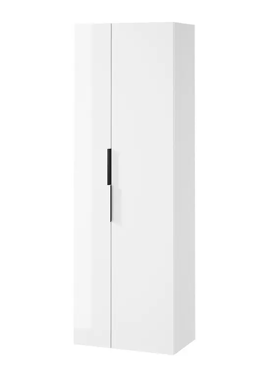 Cersanit City - augstais skapis, 180x60x36 cm, 2 durvis, balts S584-019-DSM
