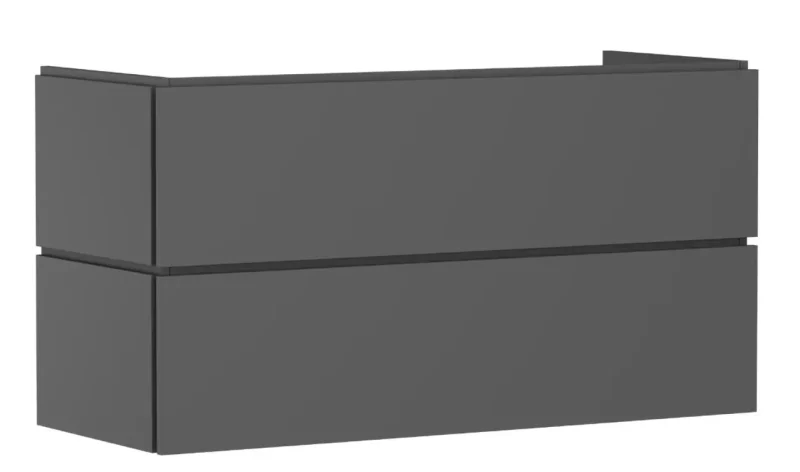 Hansgrohe Xilesa E - skapītis zem izlietnes, 62x118x47 cm, 2 atvilktnes, matēti pelēks 54264760