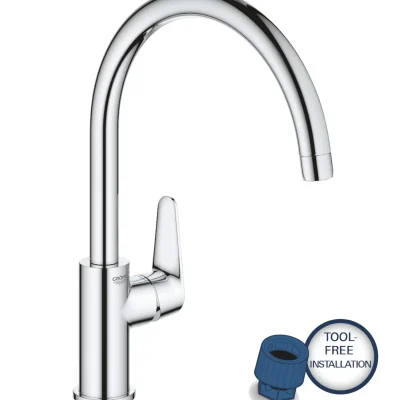 Grohe Start Curve - virtuves izlietnes maisītājs, hroms 31554001