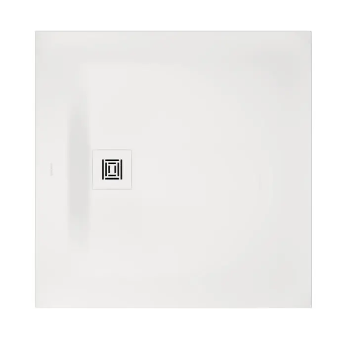 Duravit Sustano - dušas paliktnis 90x90 cm, DuraSolid, balts matēts 720271740000000