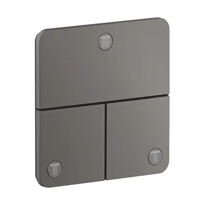 Axor ShowerSelect ID - zemapmetuma vārsts, 3 patērētājiem, hroms melns birstēts 36781340
