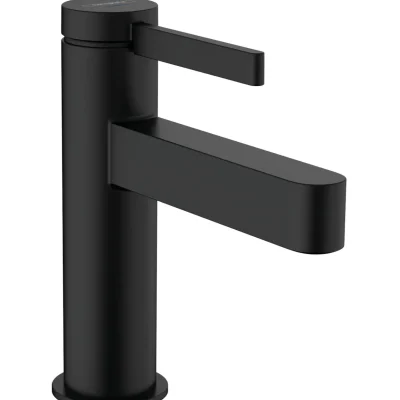 Hansgrohe Finoris - stāvventilis 100, EcoSmart, matēti melns 76013670