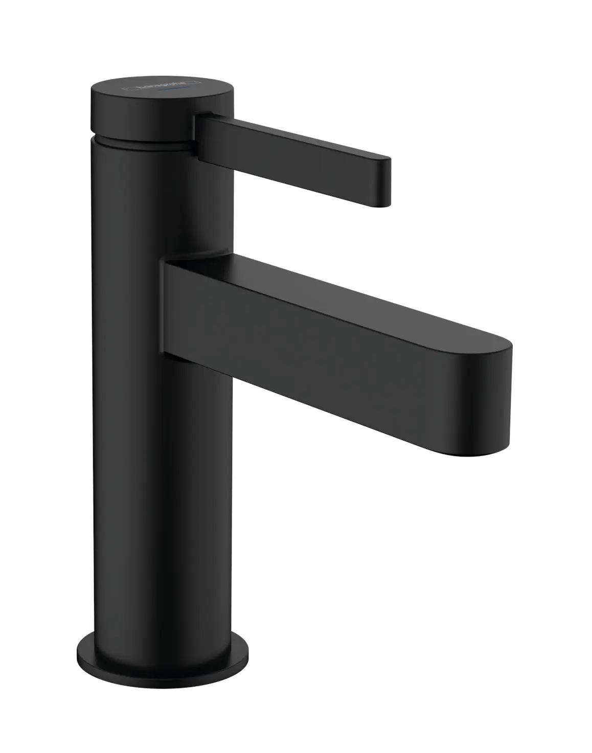 Hansgrohe Finoris - stāvventilis 100, EcoSmart, matēti melns 76013670