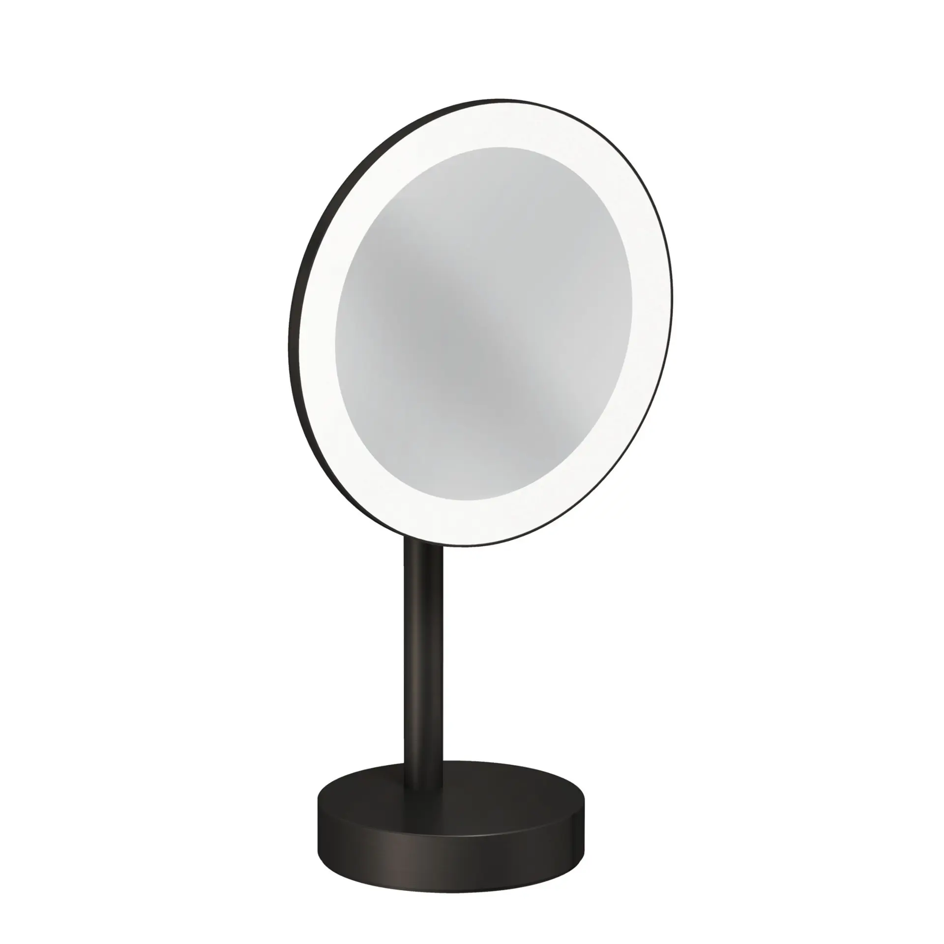 Kludi Vela R - kosmētiskais spogulis ar LED apgaismojumu, birstēts gunmetal 58995N2F