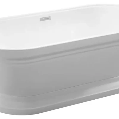Aqualine Antik - brīvi stāvoša vanna, 160x79 cm, balta E2679
