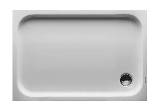 Duravit D-Code - dušas paliktnis 120x80 cm, pretslīdes, Alpu balts 720113000000001