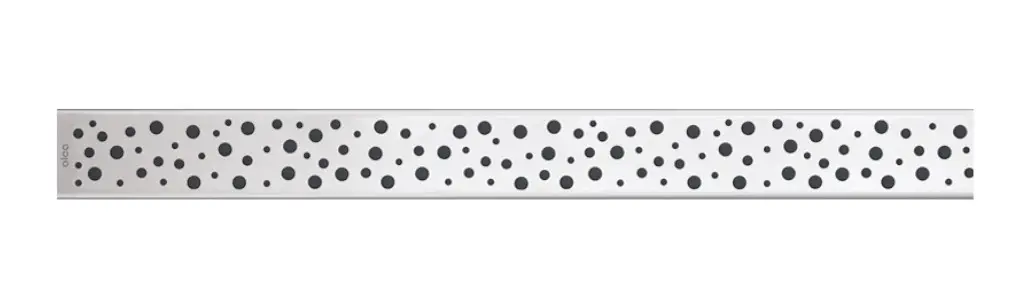 Alcadrain režģis - režģis lineārai dušas renītei 55 cm, pulēts nerūsējošais tērauds BUBLE-550L