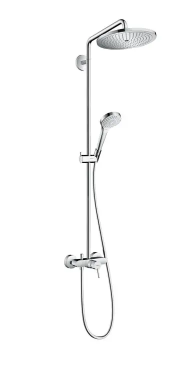 Hansgrohe Croma Select S - dušas kolonna Showerpipe 280 ar maisītāju, hromēts 26791000