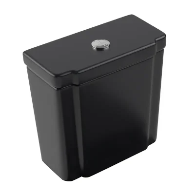 Villeroy & Boch Hommage - skalošanas tvertne, sānu pieslēgums, CeramicPlus, TitanGlaze, Pure Black 772111R7