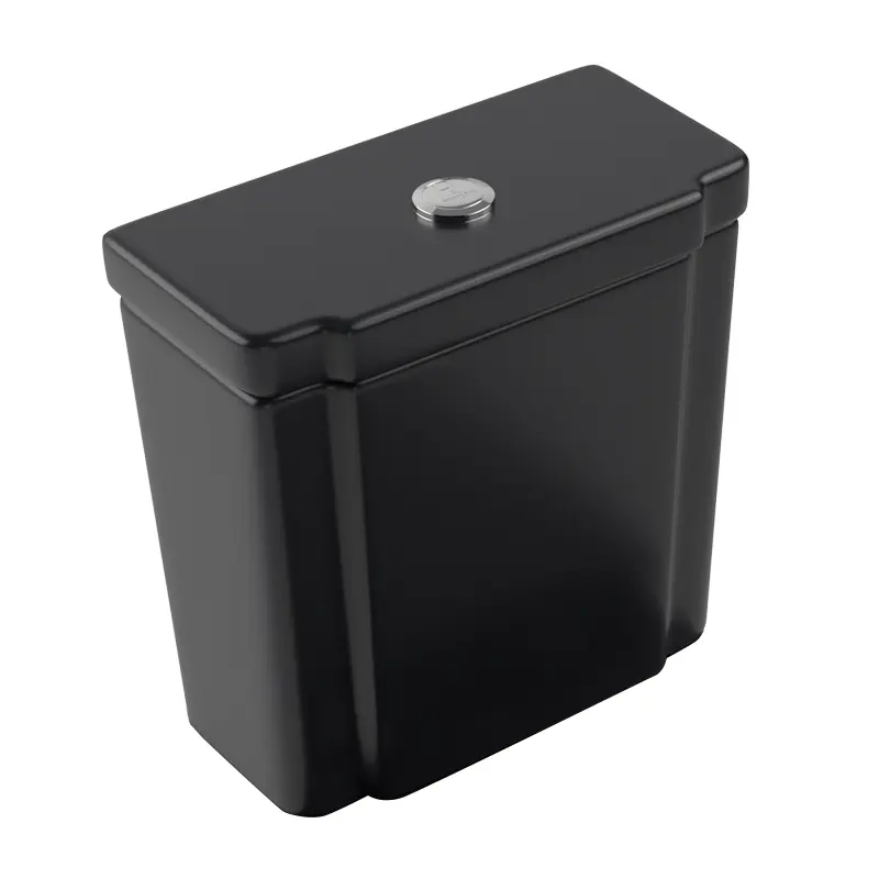 Villeroy & Boch Hommage - skalošanas tvertne, sānu pieslēgums, CeramicPlus, TitanGlaze, Pure Black 772111R7