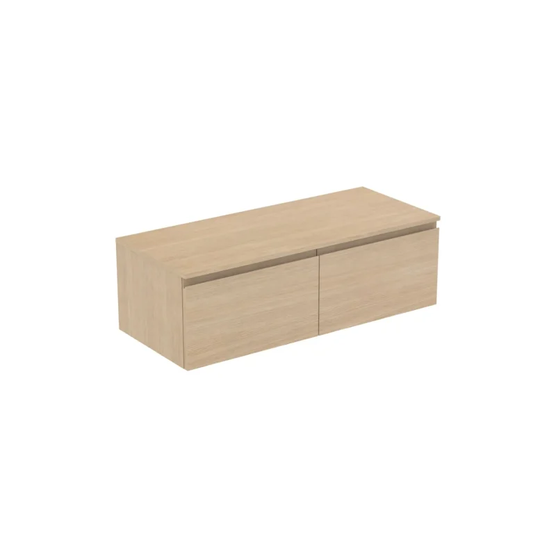 Ideal Standard Finesse - izlietnes skapītis, 120x51x38 cm, 2 atvilktnes, balts ozols E3436US