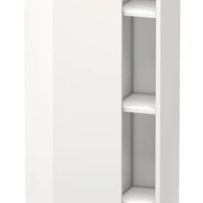Duravit DuraStyle - augstais skapis 140x50x24 cm, kreisais, balts spīdīgs DS1238L2222