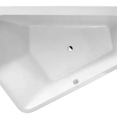 Duravit Paiova 5 - asimetriska vanna, 190x140 cm, ar paneli, kreisā, balta 700396000000000