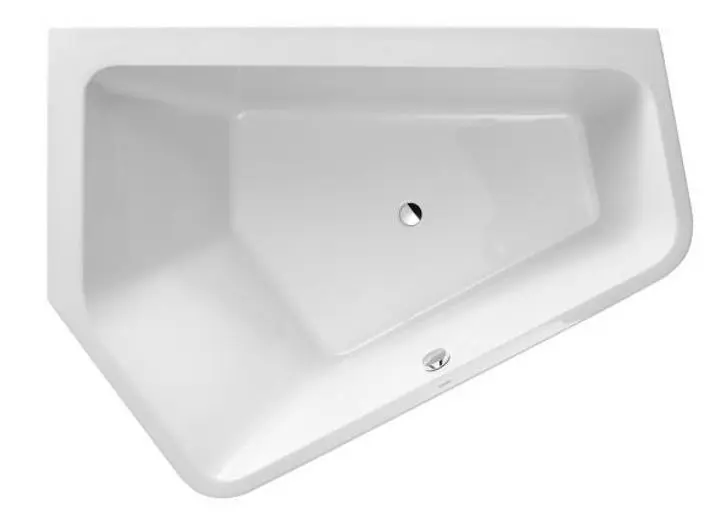 Duravit Paiova 5 - asimetriska vanna, 190x140 cm, ar paneli, kreisā, balta 700396000000000