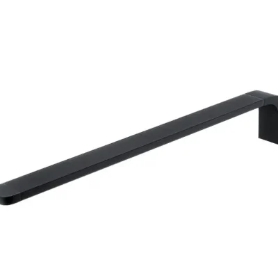 Nimco Nikau - dvieļu turētājs, garums 38 cm, matēti melns NKC 30097-90