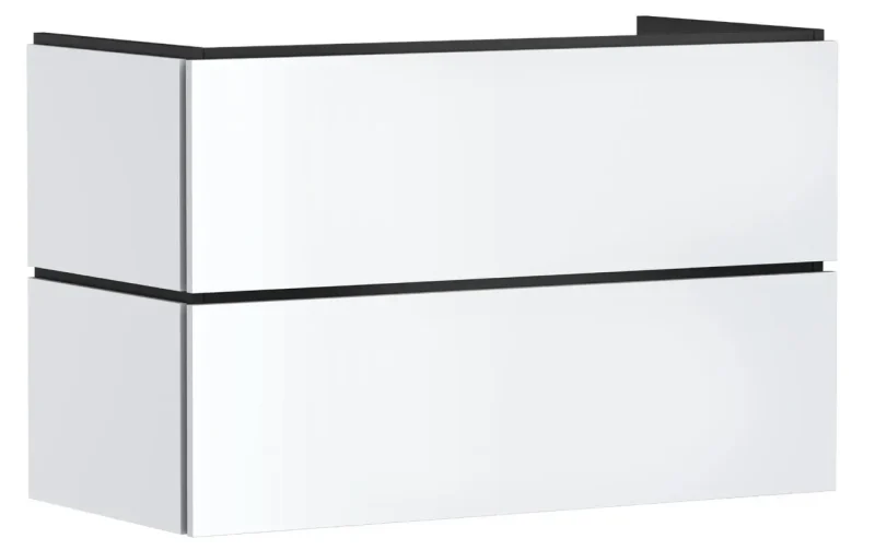 Hansgrohe Xilesa E - izlietnes apakšskapītis, 62x98x47 cm, 2 atvilktnes, matēti balts 54262700