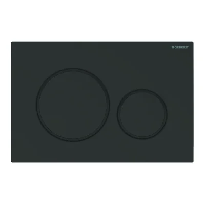 Geberit Sigma20 - vadības plate, melns matēts/melns 115.882.16.1
