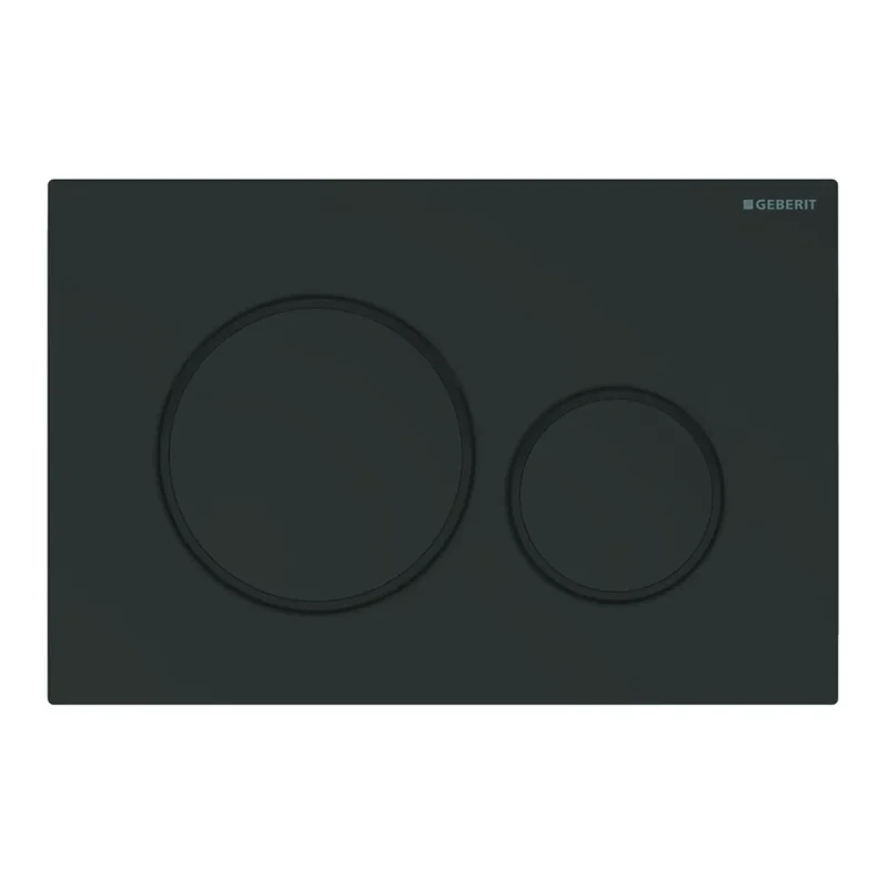 Geberit Sigma20 - vadības plate, melns matēts/melns 115.882.16.1