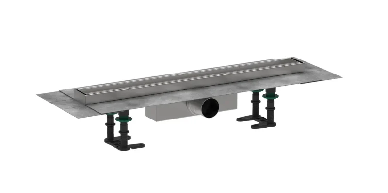 Hansgrohe RainDrain Compact - dušas renne 60 cm flīžu ielikšanai, ar resti 56175000