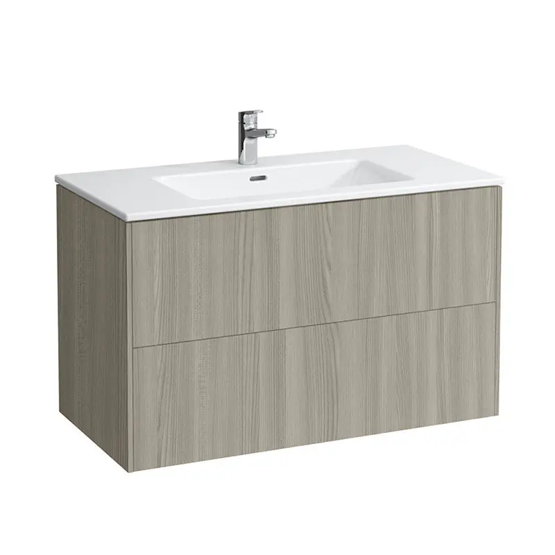 Laufen Pro S - izlietne ar zemskapi, 100x50x61 cm, 2 izvelkamās atvilktnes, gaišs goba H8649622621041