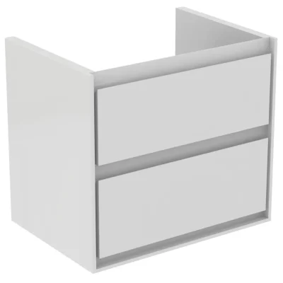 Ideal Standard Connect Air - izlietnes skapis 58x41x52 cm, balts spīdīgs/balts matēts lakots E1605B2