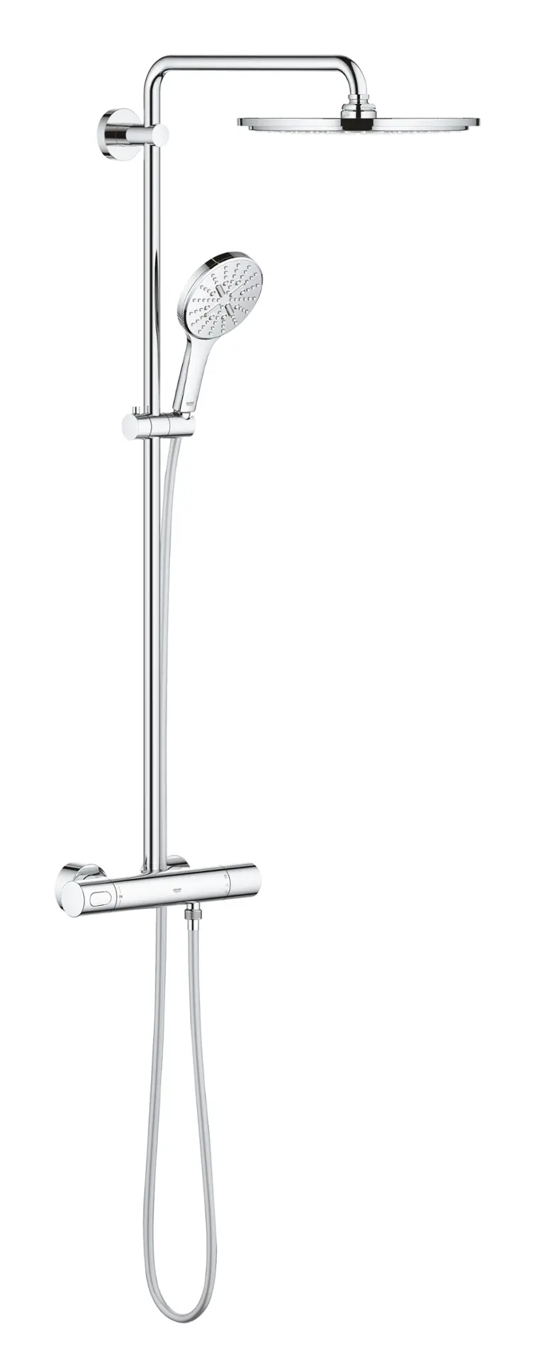 Grohe Rainshower SmartActive - dušas sistēma 310 ar termostatu, 3 strūklas veidi, hroms 27966001