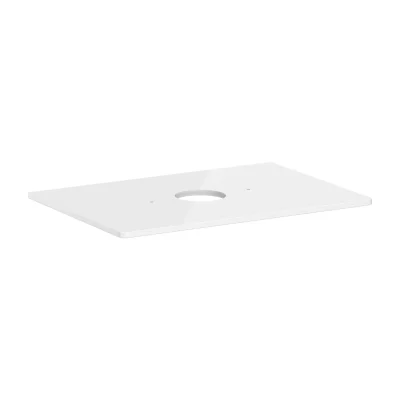 Hansgrohe Xelu Q - izlietnes virsma 78x55 cm, izgriezums vidū, balta spīdīga 54113050