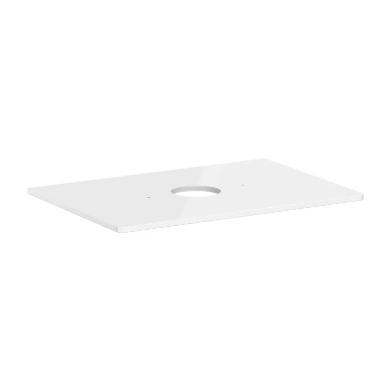 Hansgrohe Xelu Q - izlietnes virsma 78x55 cm, izgriezums vidū, balta spīdīga 54113050