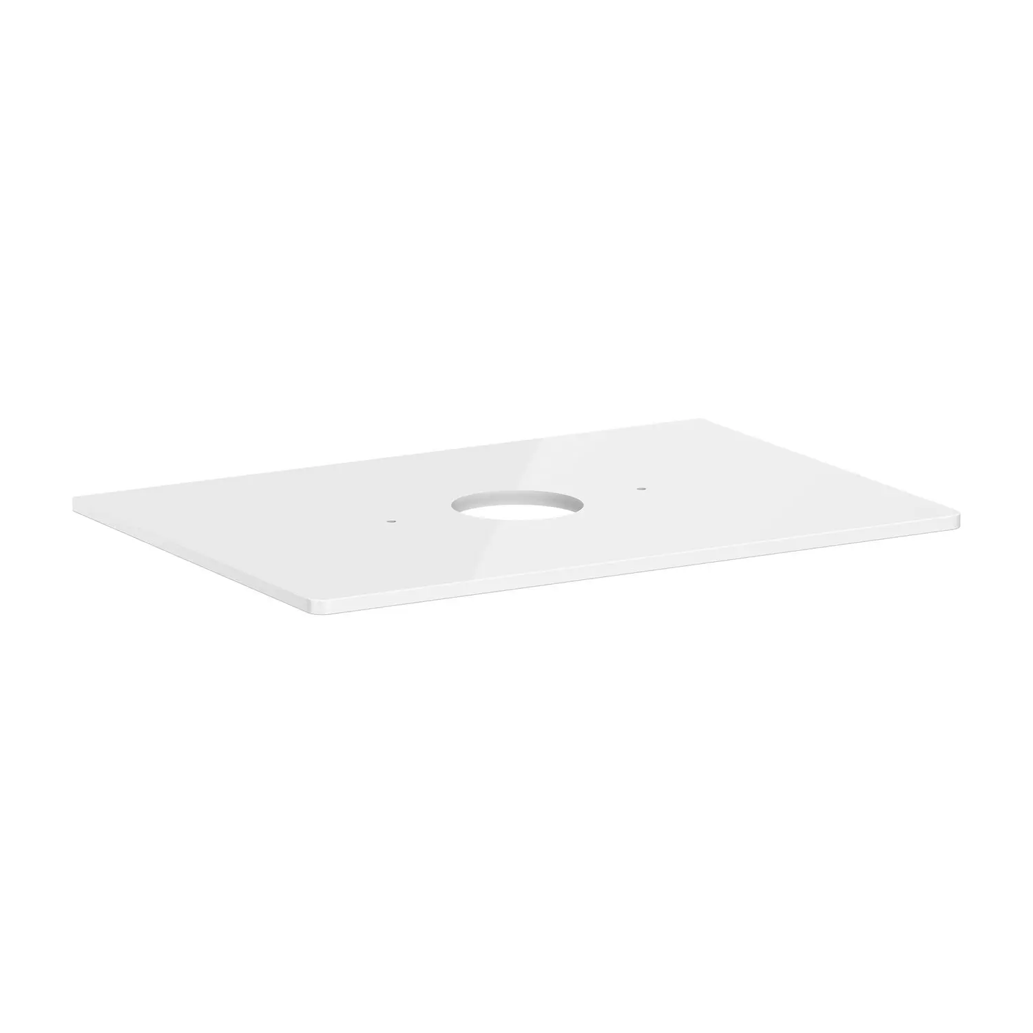 Hansgrohe Xelu Q - izlietnes virsma 78x55 cm, izgriezums vidū, balta spīdīga 54113050