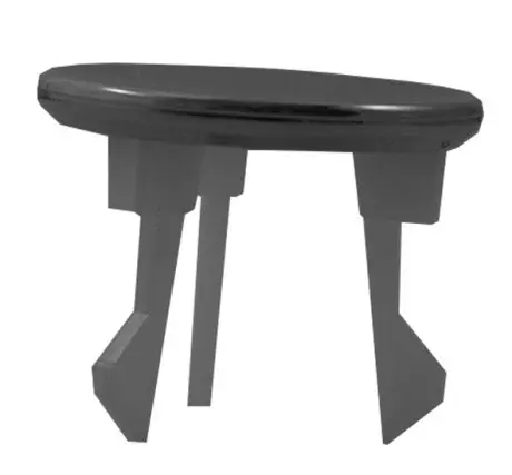 Duravit piederumi - pārplūdes vāciņš, hroms 1001070000