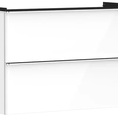 Hansgrohe Xelu Q - izlietnes skapītis, 63x98x50 cm, 2 atvilktnes, balts/spīdīgs hroms 54031000