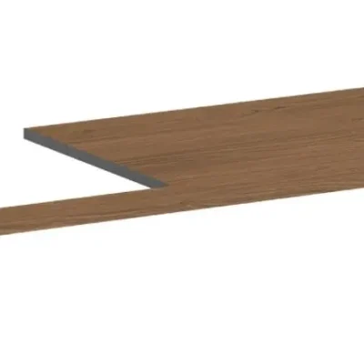 Hansgrohe Xilesa E - izlietnes virsma, 138x55 cm, izgriezums pa kreisi, Kašmira ozols 54272550