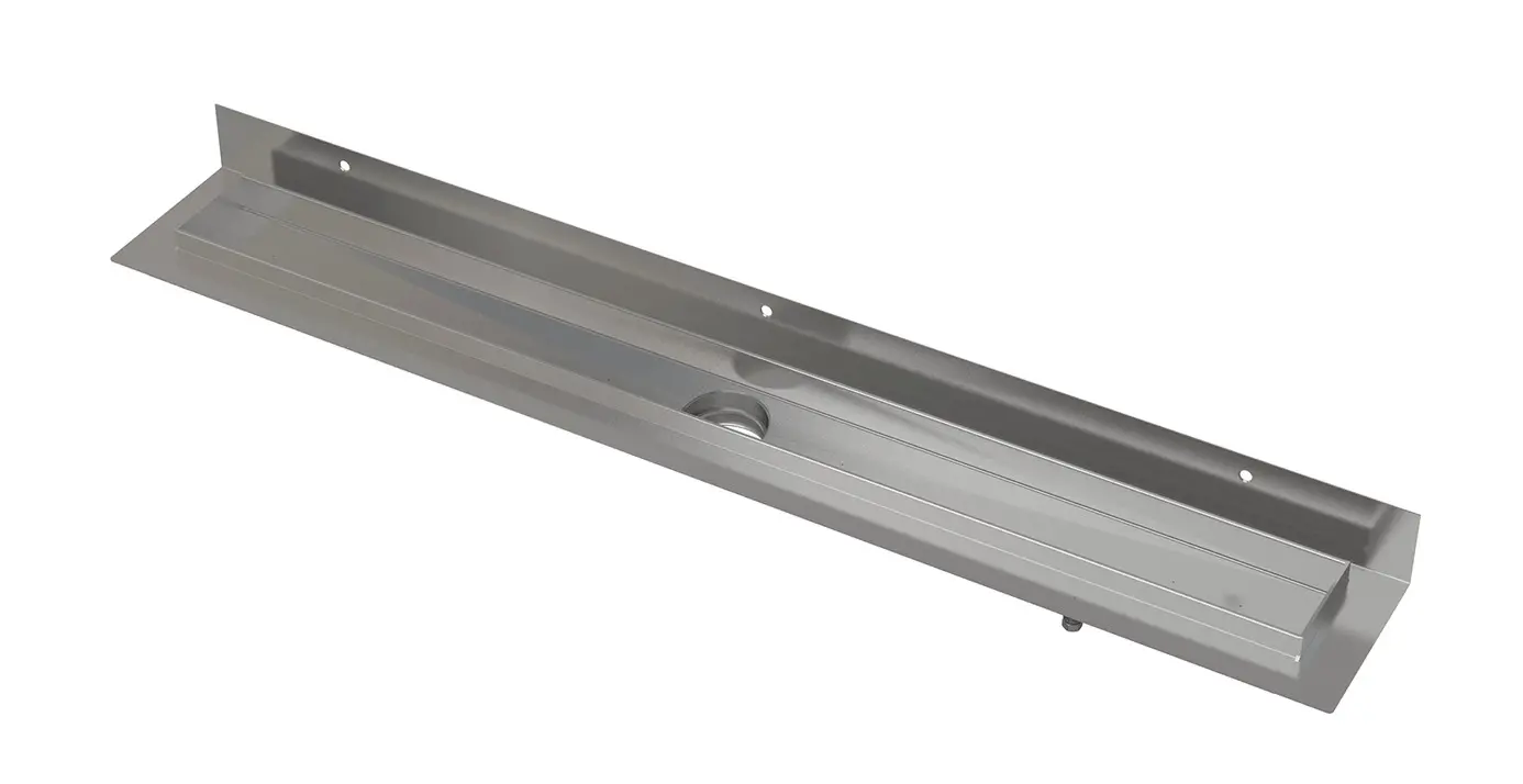 Alcadrain dušas notekas - dušas tekne Modular Wall 75 cm, nerūsējošais tērauds APZ23-750