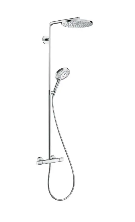 Hansgrohe Raindance Select S - dušas kolonna ar termostata maisītāju Showerpipe 240 1jet P, hromēts 27633000
