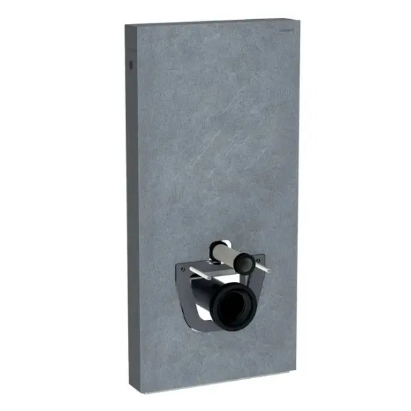 Geberit Monolith - sanitārais modulis sienas WC, 101 cm, pieslēgums apakšā, šīferis 131.021.00.5