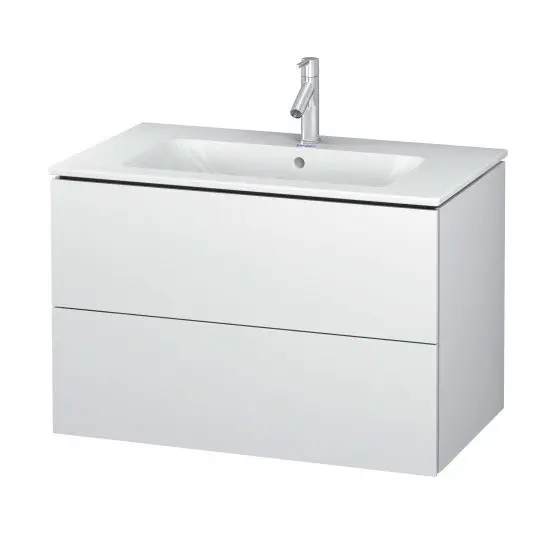 Duravit L-Cube - izlietnes skapītis 55x82x48 cm, 2 atvilktnes, balts matēts LC624101818