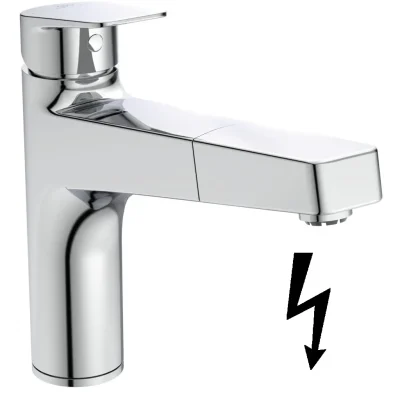 Ideal Standard CeraPlan - virtuves izlietnes maisītājs ar izvelkamu izteku, hroms BD330AA