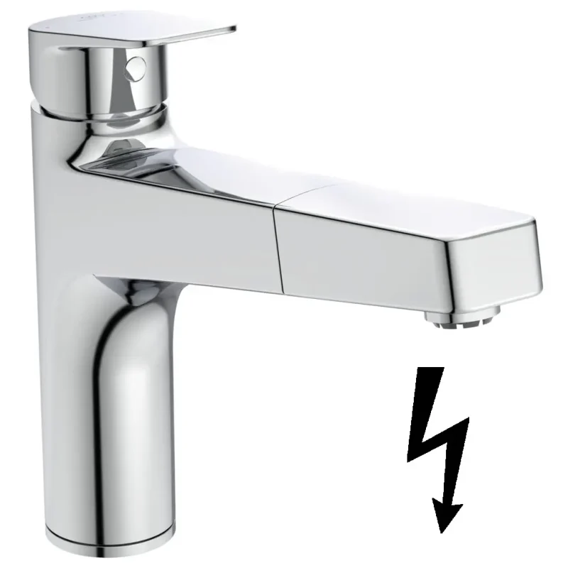 Ideal Standard CeraPlan - virtuves izlietnes maisītājs ar izvelkamu izteku, hroms BD330AA