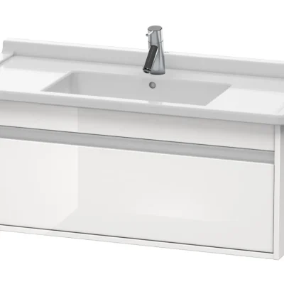 Duravit Ketho - izlietnes skapītis 41x100x46 cm, 1 atvilktne, balts spīdīgs KT666502222