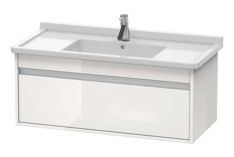 Duravit Ketho - izlietnes skapītis 41x100x46 cm, 1 atvilktne, balts spīdīgs KT666502222