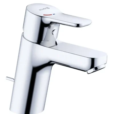 Kludi Pure&Easy - izlietnes maisītājs, ar noteci, EcoPlus, hroms 373880565WR4