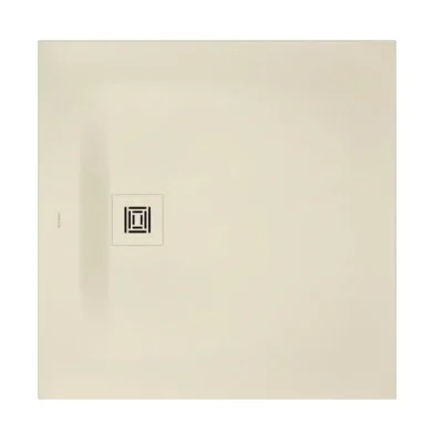 Duravit Sustano - dušas paliktnis 90x90 cm, DuraSolid, krēmkrāsas matēts 720271620000000