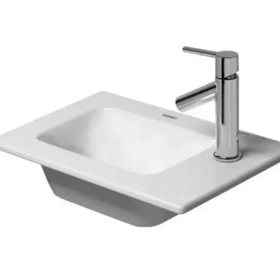 Duravit ME by Starck - mēbeles rokas izlietne 43x30 cm, 1 jaucējkrāna caurums, balta matēta 0723433241