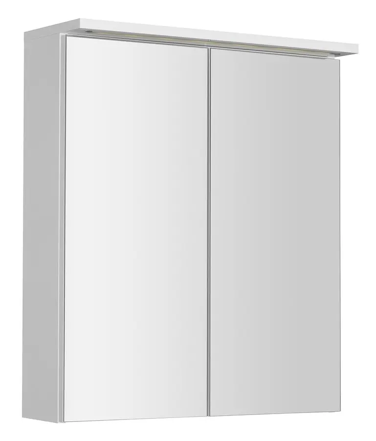 Aqualine KAWA - spoguļskapis ar LED apgaismojumu, 60x70x22 cm, balts WGL60S
